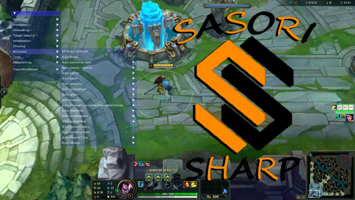 Sasori Sharp Key Mensal - Script Lol - League Of Legends - DFG