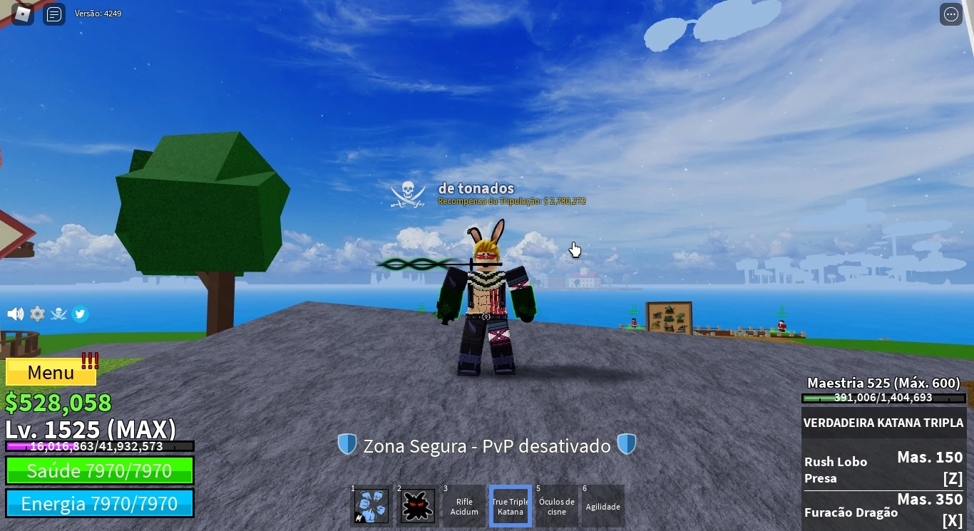 Conta De Blox Fruit - Roblox - DFG