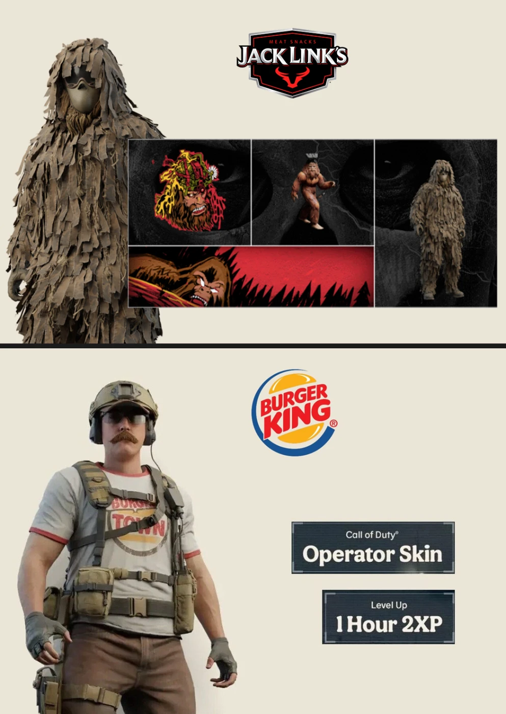 Modern Warfare II: ação do Burger King oferece skin gratuita