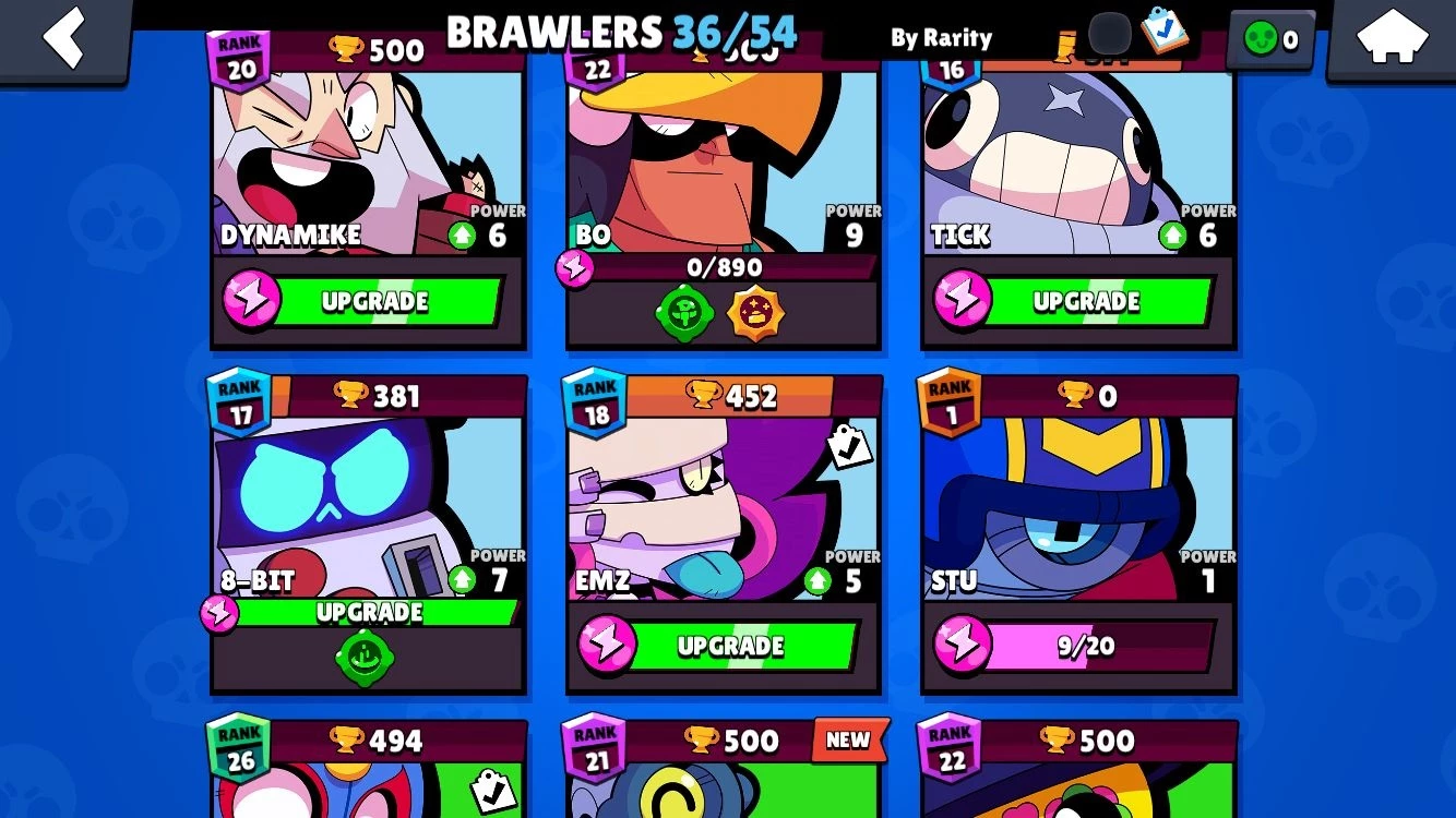 Desapego Games - Brawl Stars > CONTA FULL TODOS OS PASSES E BRAWLERS FULL