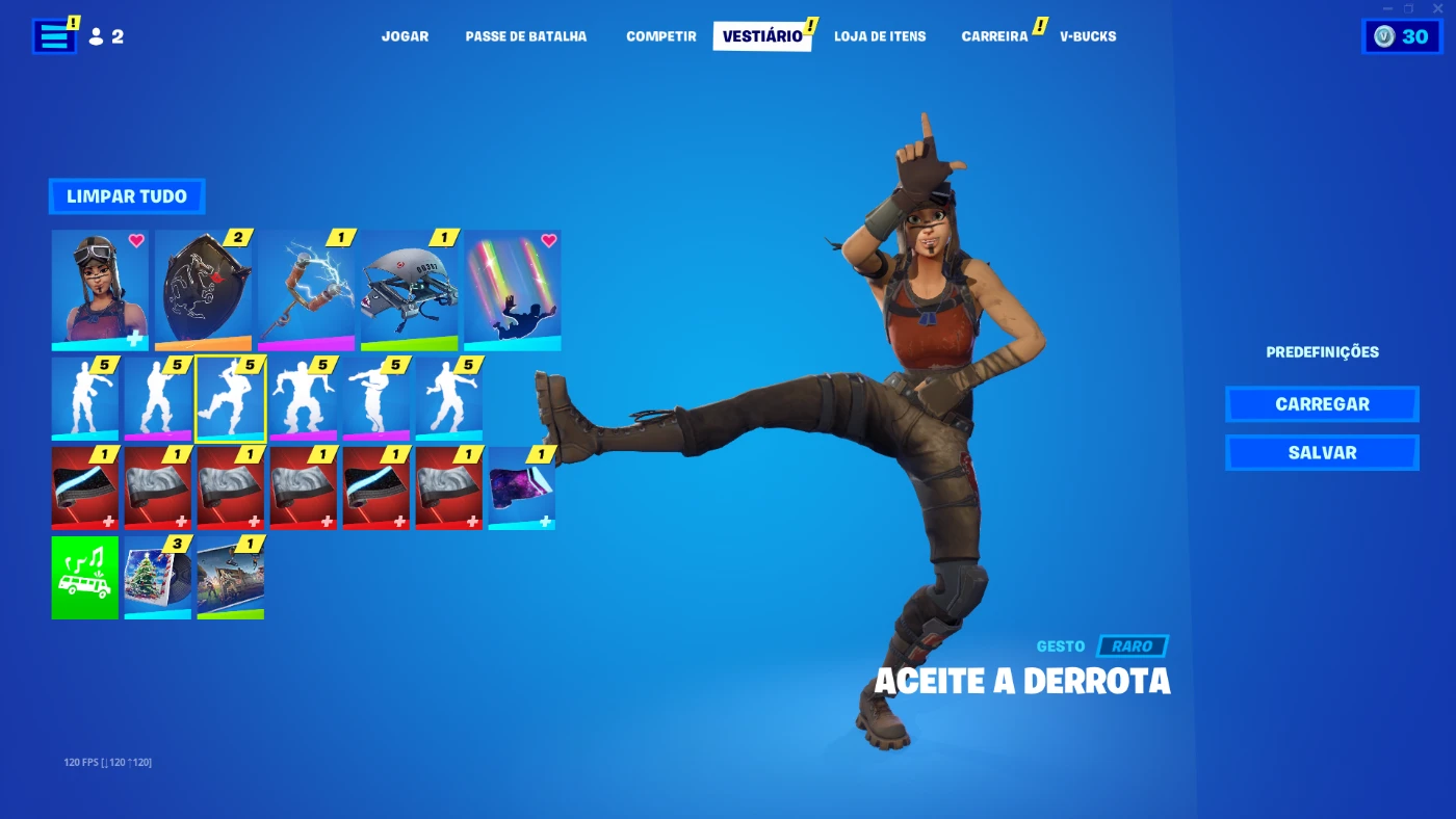 Por que um item foi removido da minha conta no Fortnite? - Suporte