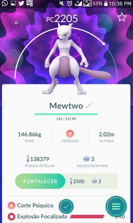 TIREI O MEWTWO VASTRO RARO NOS PACOTES DE POKEMON GO