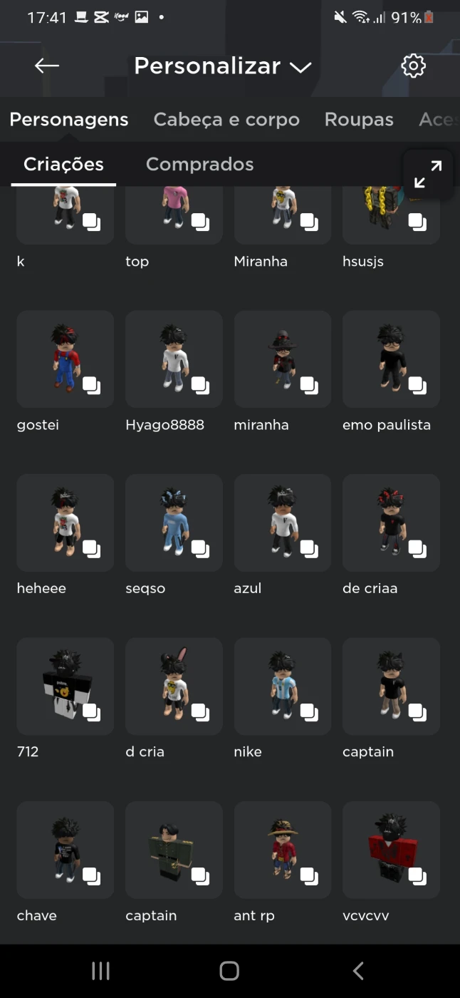 Desenho De Avatar (Roblox) - DFG