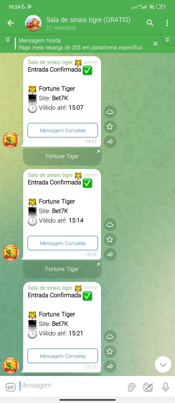 fortune tiger grupo