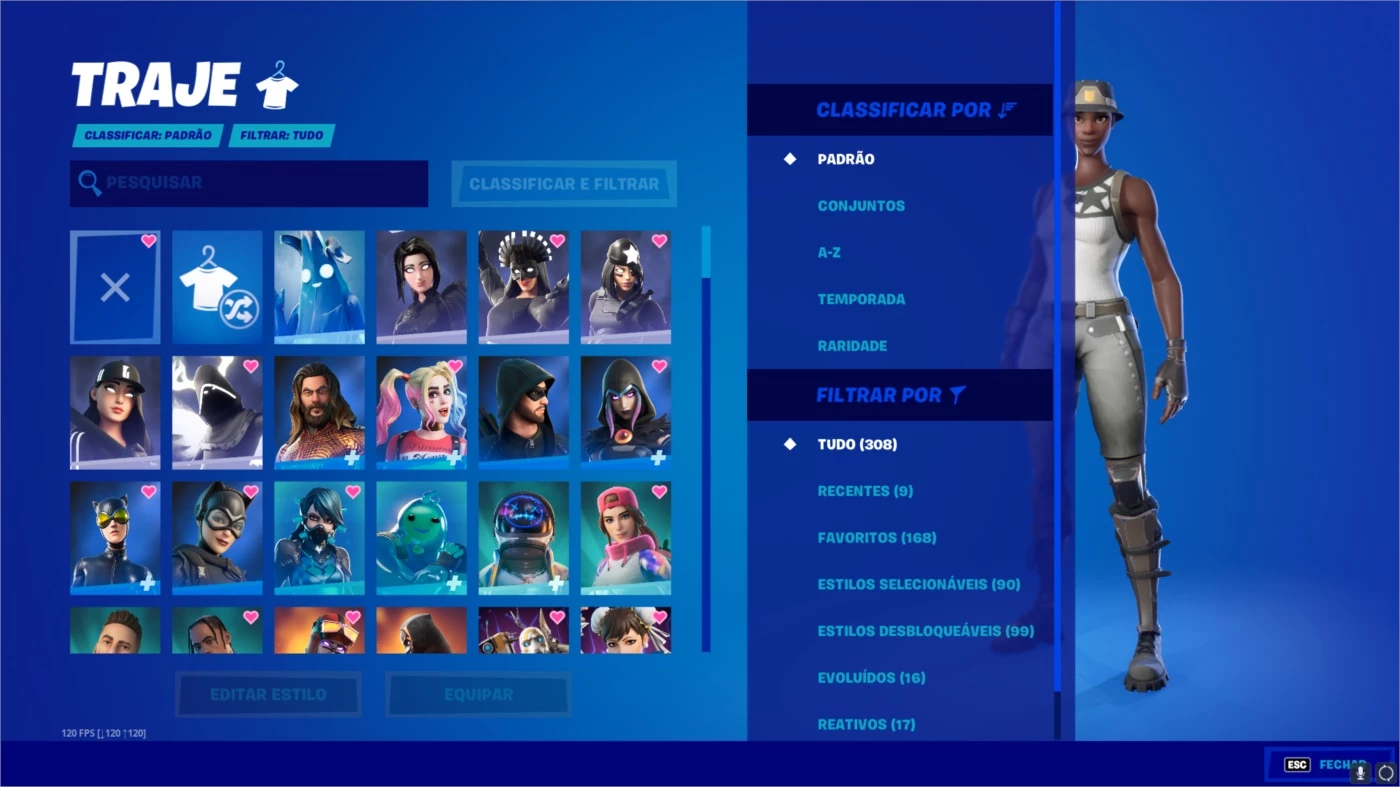 Conta Fortnite Fundador +300 Skins - DFG