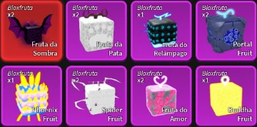 PEGUEI DUAS CONTAS ALEATORIAS no BLOX FRUITS!! 