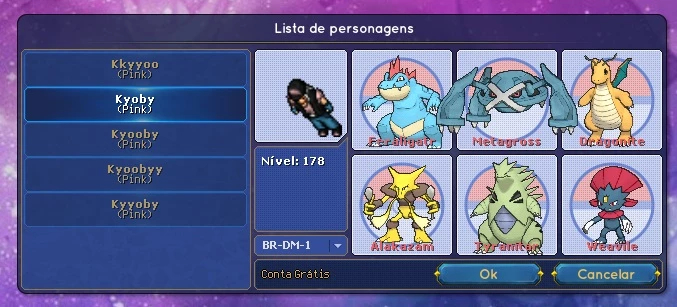 Conta De Otpokemon Mundo Red - Pokexgames Pxg - DFG