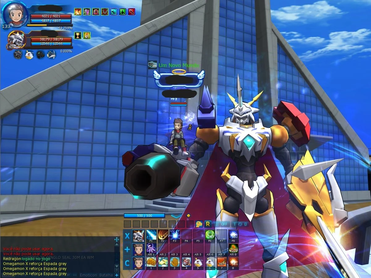 Conta Ladmo Servidor Omegamon - Digimon Masters Online - DFG