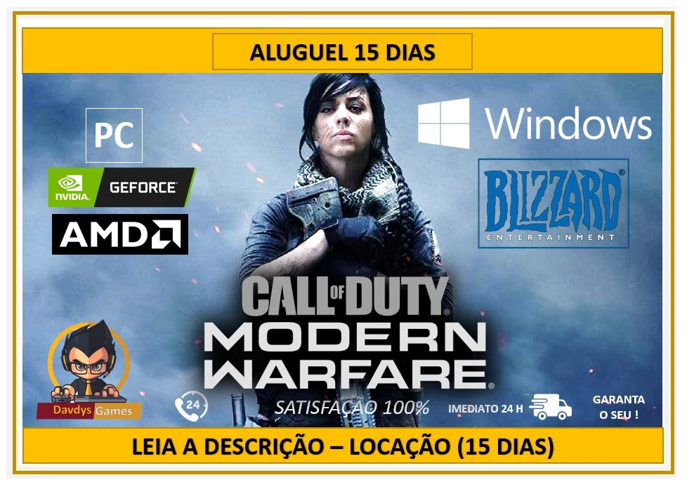 Call of Duty Modern Warfare ( Locação ) - Loja DrexGames - A sua Loja De  Games