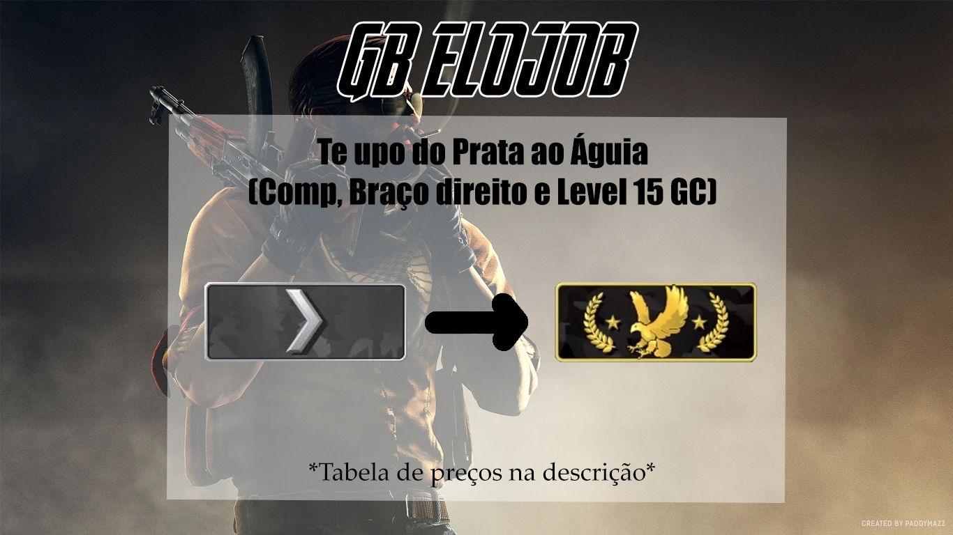 Boost De Patente Cs:Go Até Águia 2 - Counter Strike - DFG