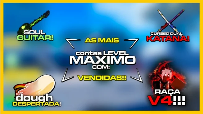 Contas Bloxsfruits Com Soul,Godhuman E Chance Defruta Mítica - Roblox - DFG