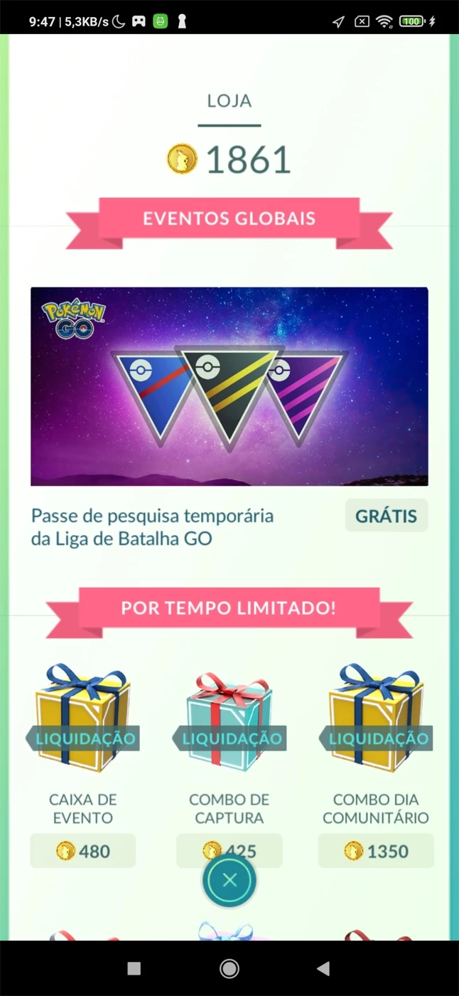 Desapego Games - Pokémon GO > Conta pokemon Go, com varios lendarios,  lendarios shinys, pokemons shinys, 100%