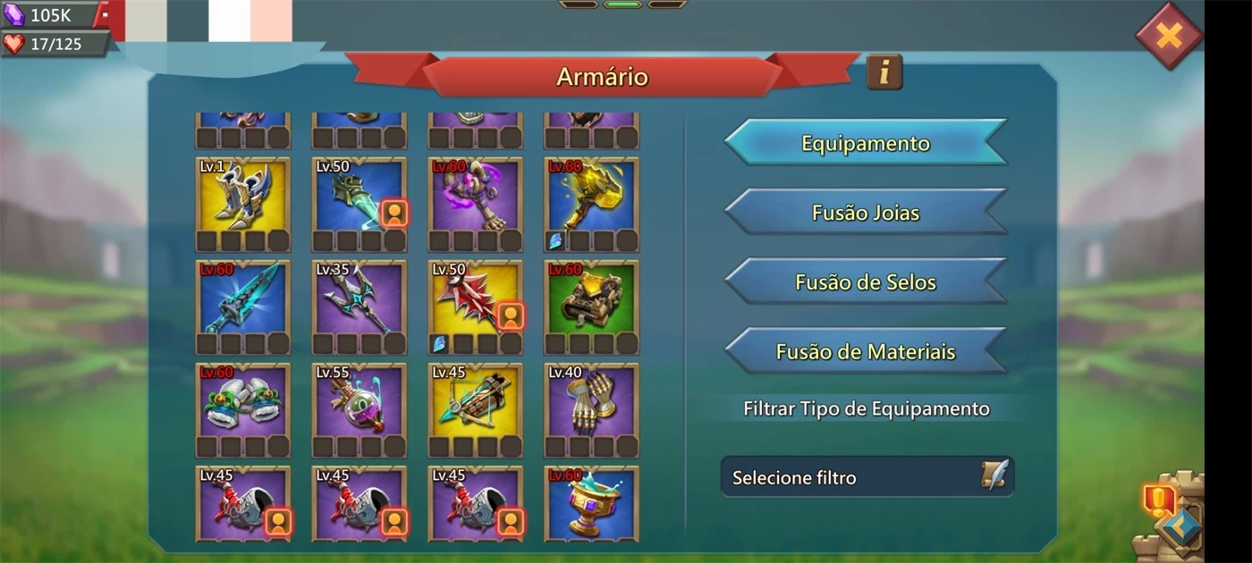 Conta148m De Poder/Altar Lvl 25 / 372K De Diamantes - Lords Mobile - DFG