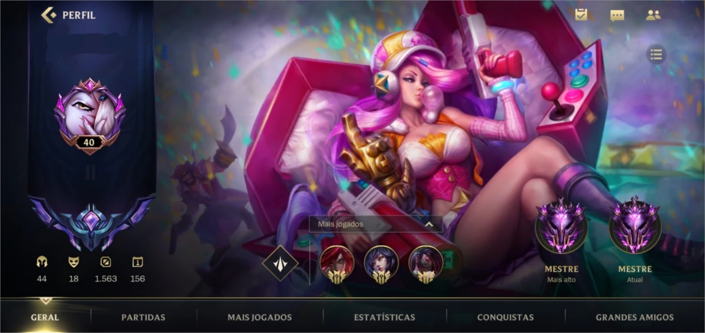 Conta Wild Rift Mestre - League Of Legends: Wild Rift Lol Wr - DFG