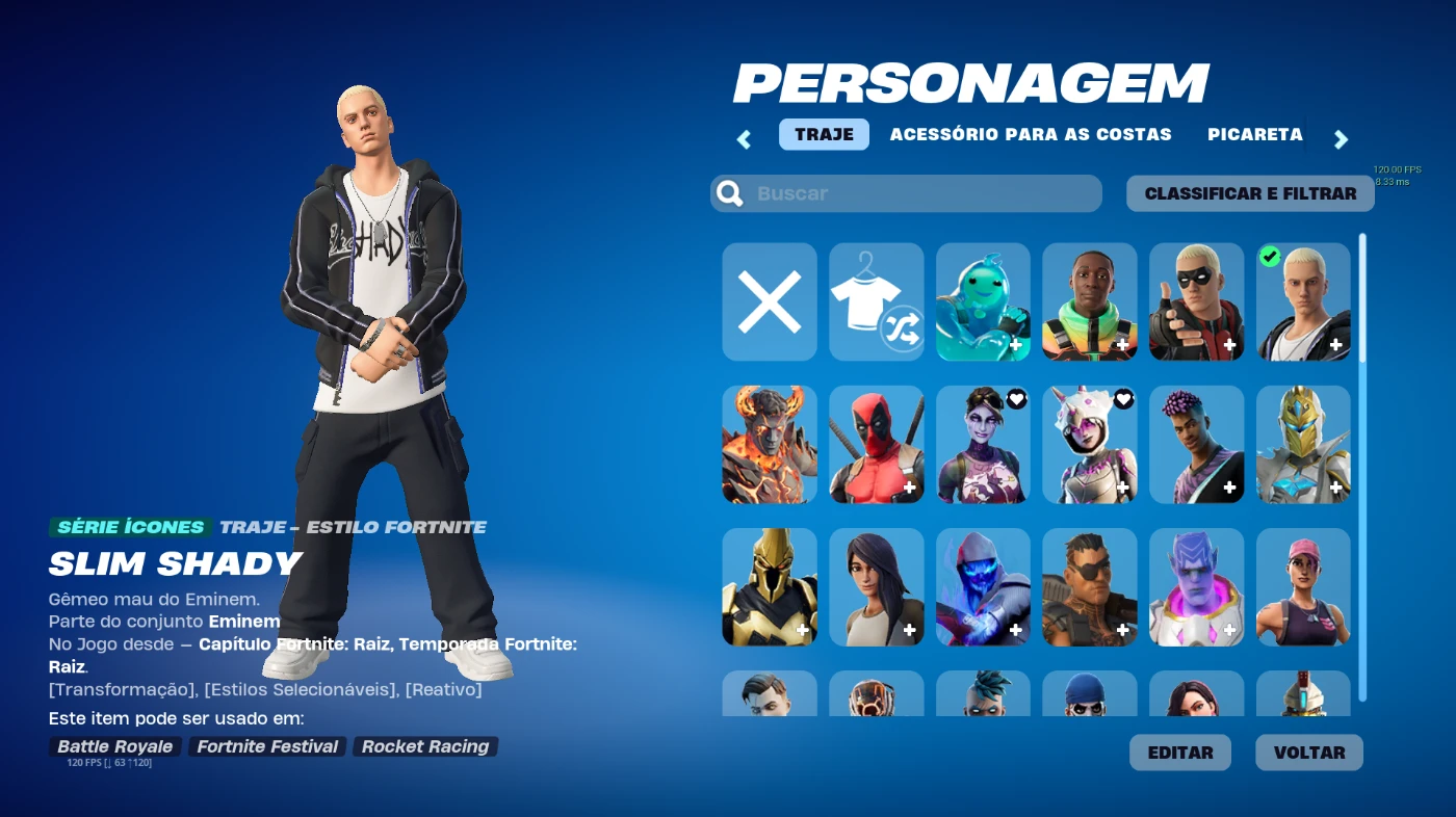 Conta Fortnite+Muitas Skins De Loja, Bunldes, Viúva Negra! - DFG