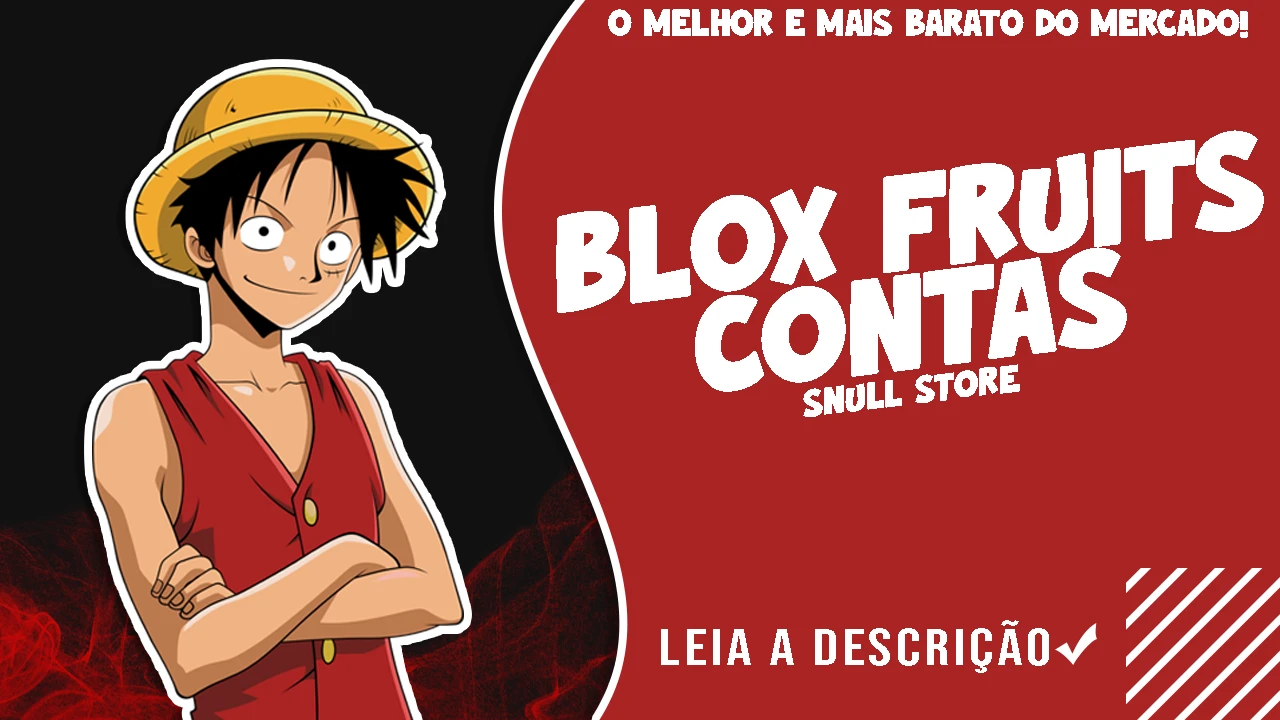 Contas, Giros E Frutas Blox Fruits - Roblox- Bloxfruits - DFG