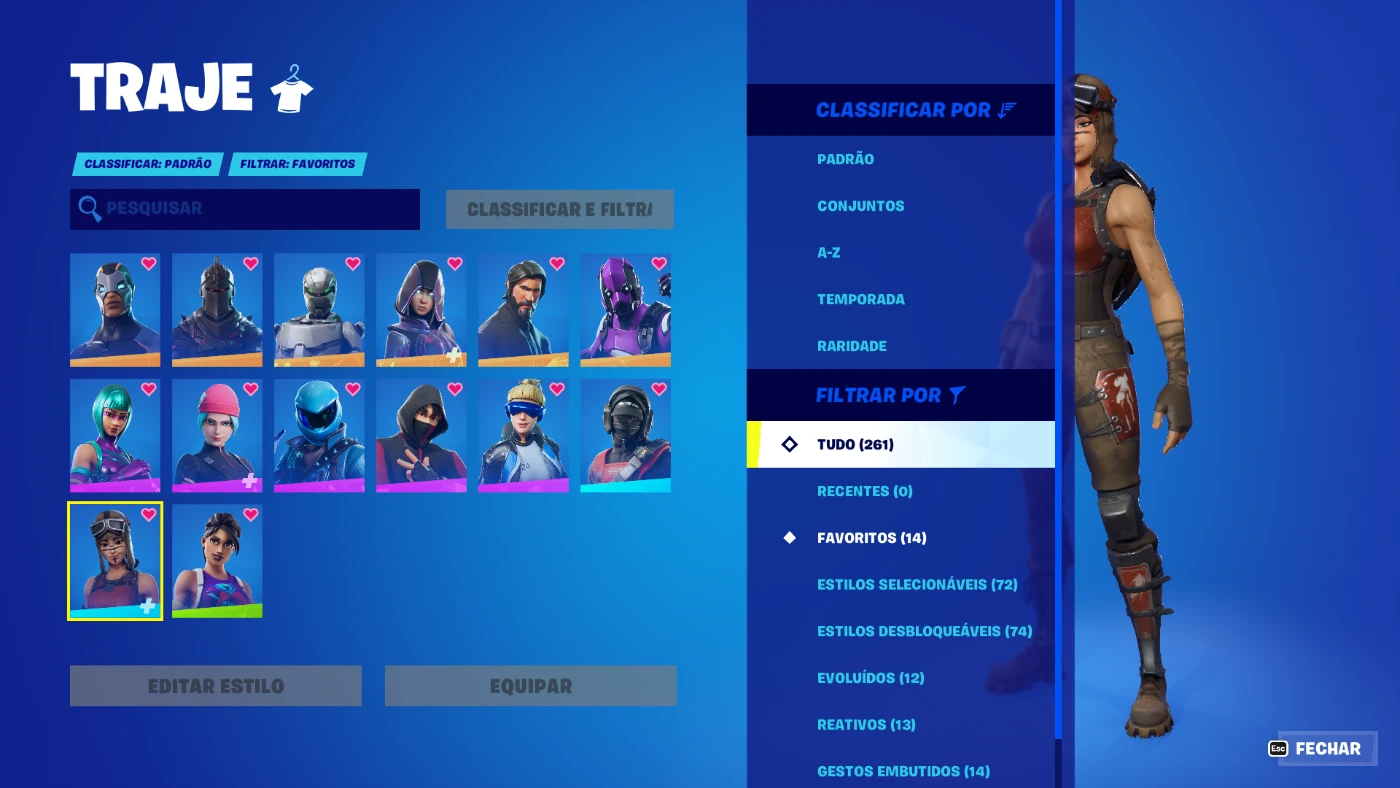 Conta Fortnite Renegade Raider - DFG