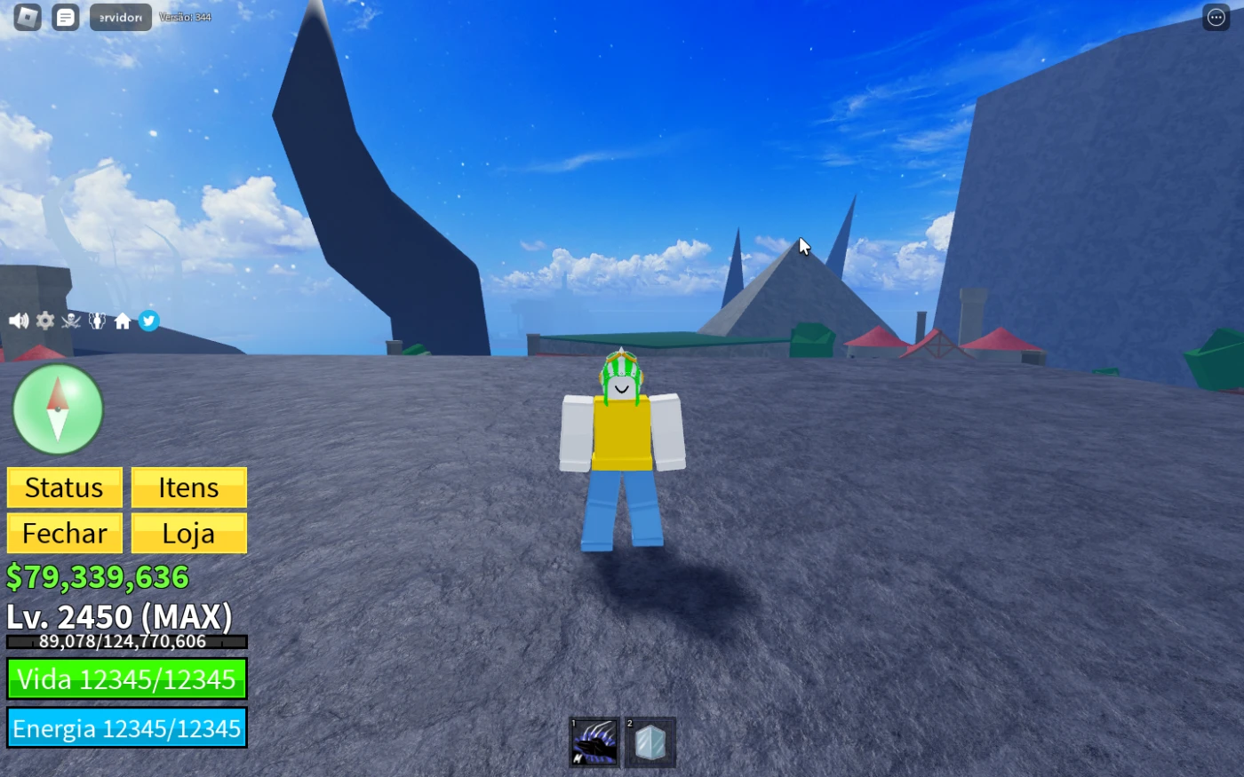 Roblox | Conta roblox blox fruits level 2450max