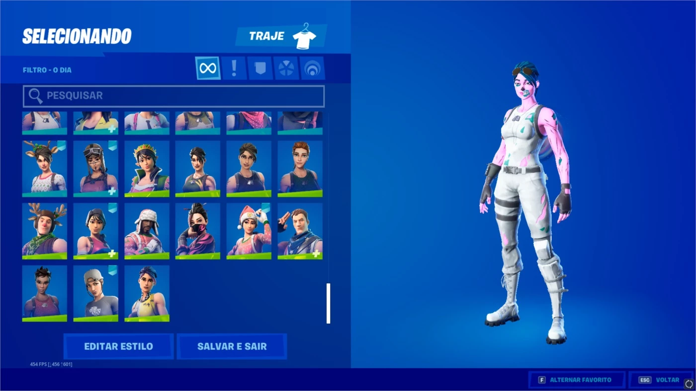 vou parar de comprar skins o fim da conta mais rara do Fortnite e nova  etapa do canal 