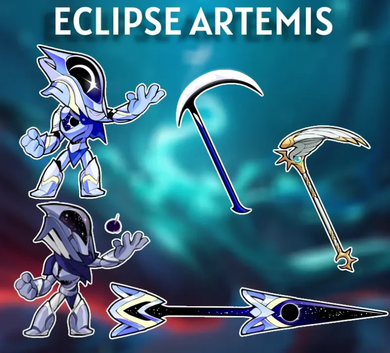 Brawlhalla Pacote Eclipse Artemis DFG