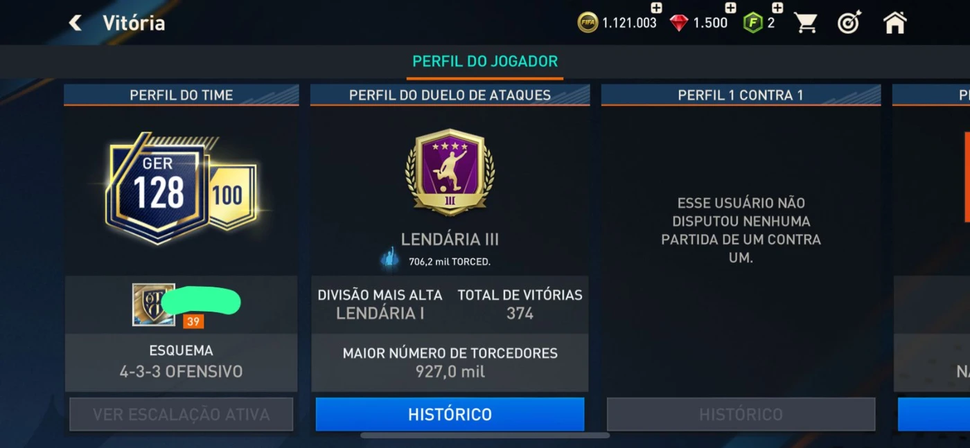 Desapego Games - FIFA > VENDO CONTA DE FIFA MOBILE GER 127 QUASE FIFA  CHAMPIONS