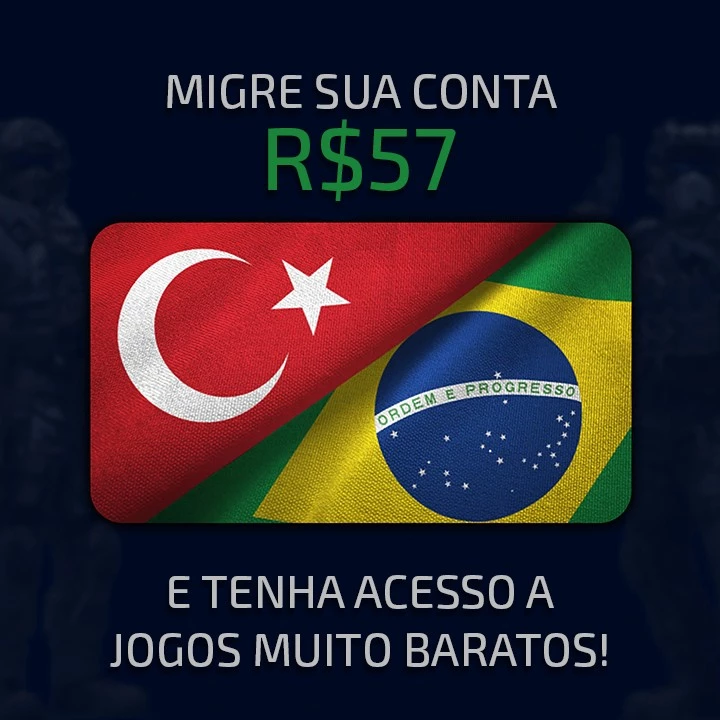 Trocar Região Steam [Brasil X Turquia] - Counter Strike Cs - DFG