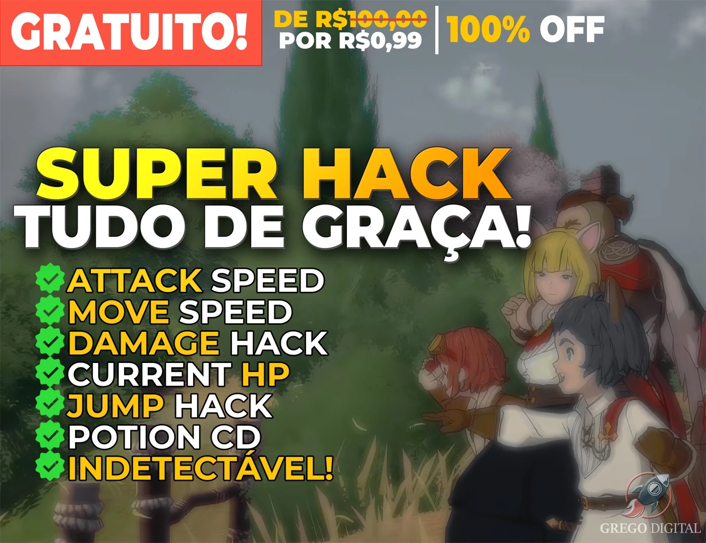 De Graça] Super Hack De Ni No Kuni Cross