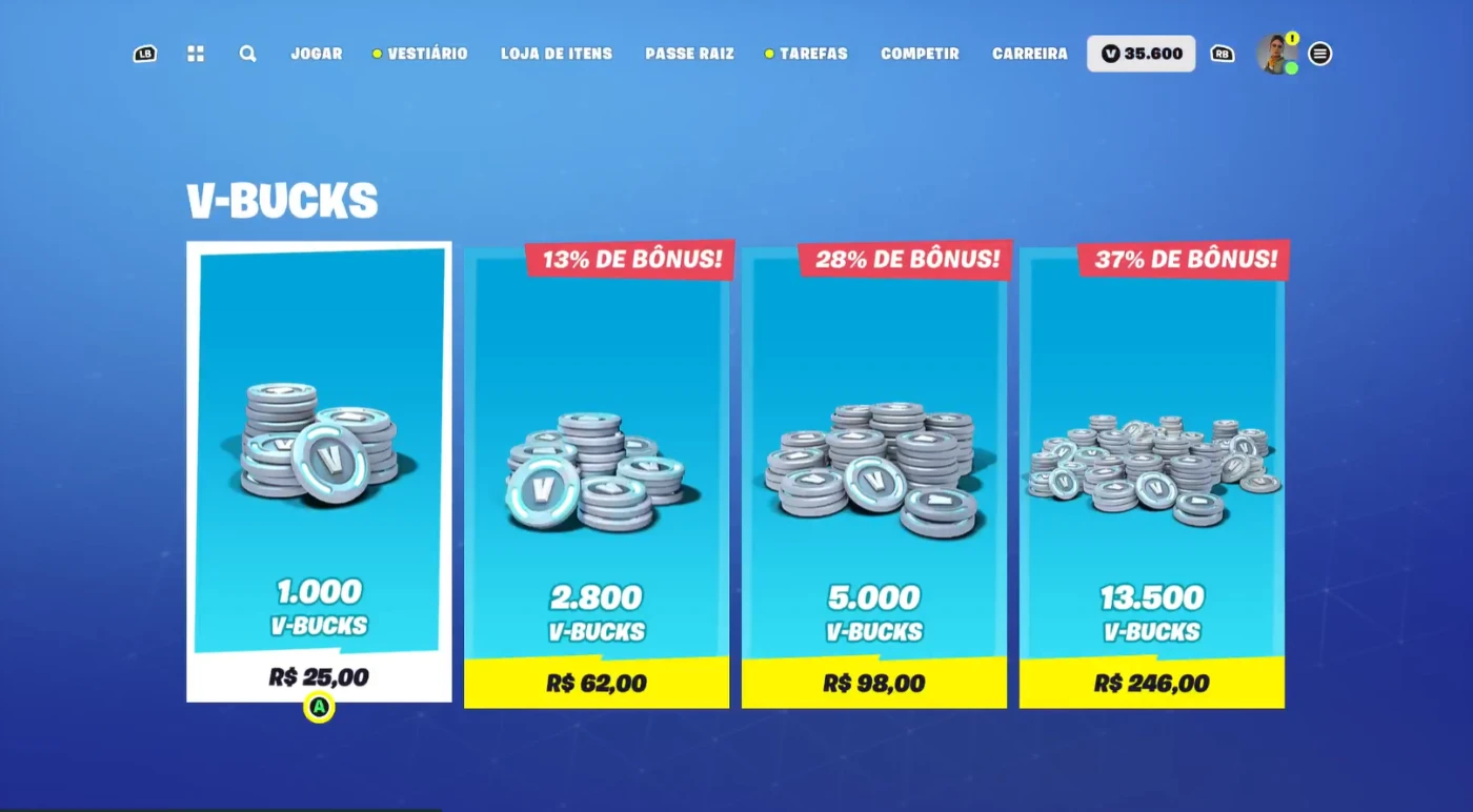 Conta Fortnite Com 4K De Vbucks (Leia O Anúncio) + Pc E Ps4 - DFG