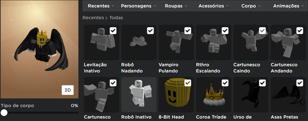 CONTA ROBLOX 2017 COM 2 LIMITEDS E MAIS - Roblox - Outros jogos