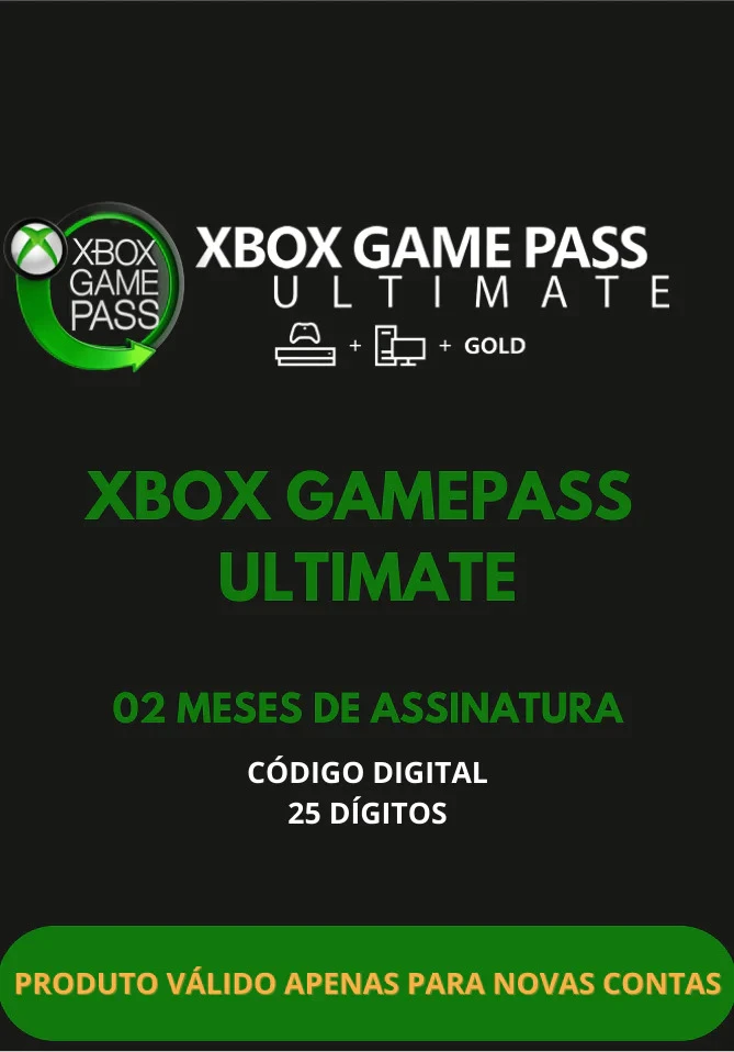 Xbox Game Pass Ultimate - 12 Meses - Gift Cards - DFG