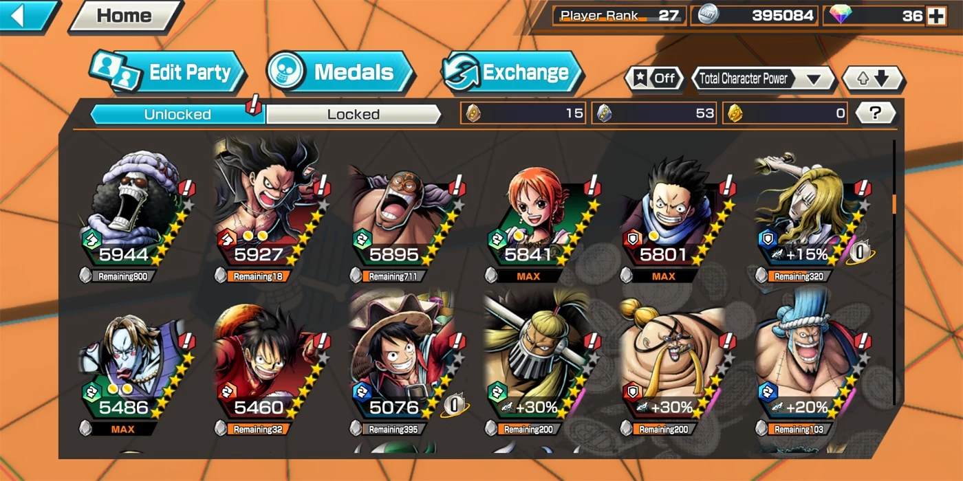 One Piece Bounty Rush - Uma Das Melhores Contas - Outros - DFG