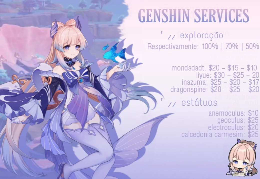 Genshin Impact - Upar personagem (Genshin Impact em Português