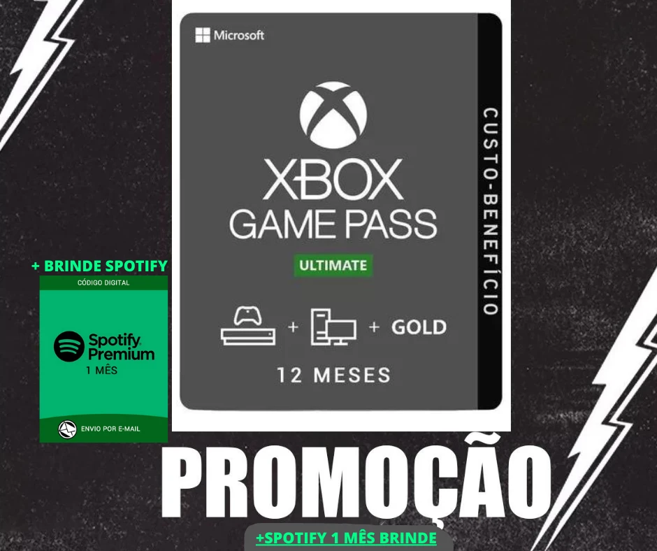Xbox Game Pass Ultimate - 12 Meses - Gift Cards - DFG