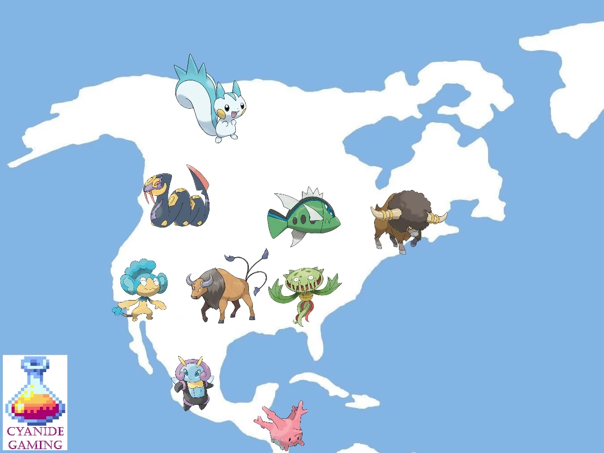 Mapa completo - Como capturar Pokémons regionais rapidamente?