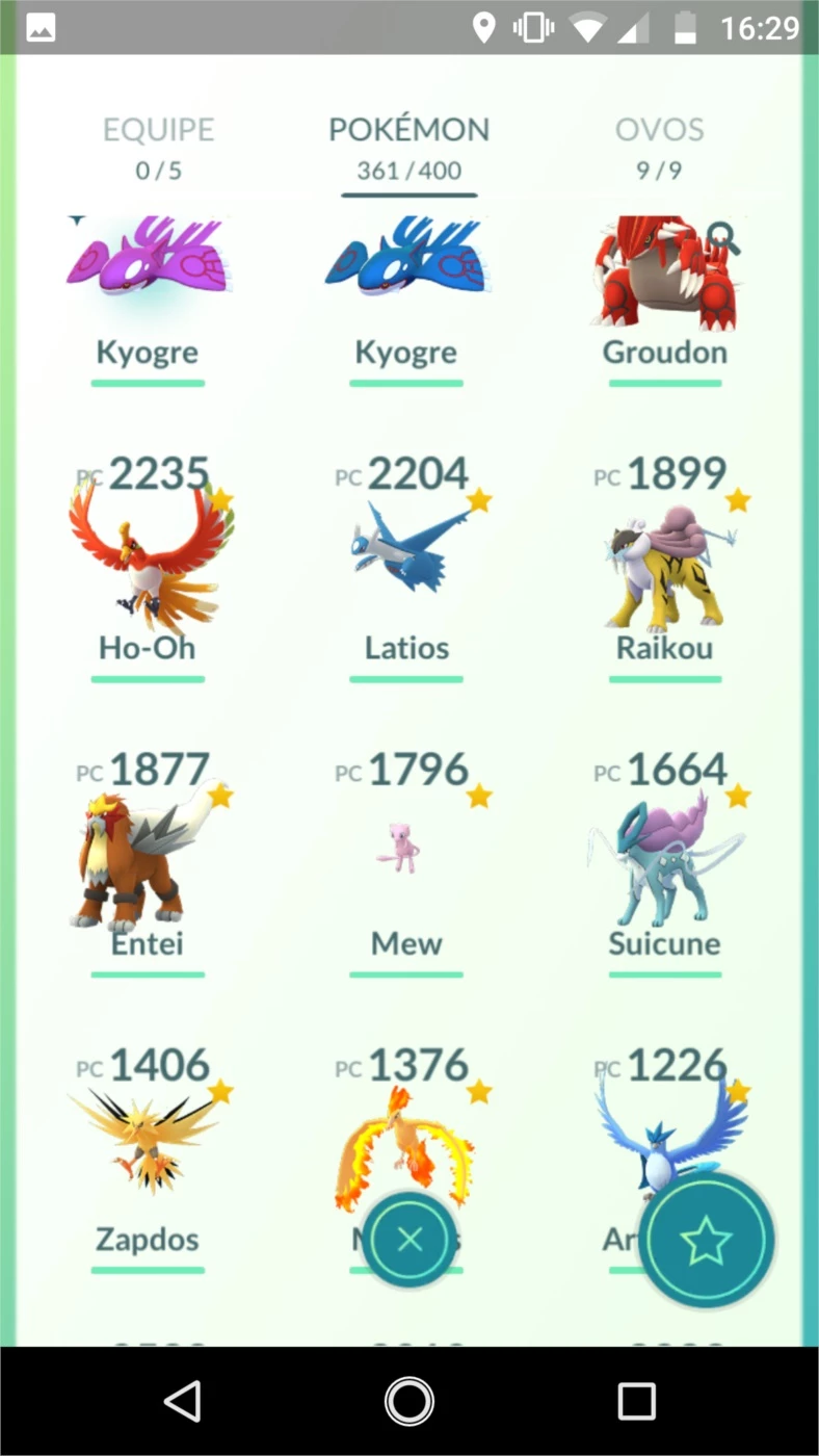 Pokémon Go: Lista de todos os Pokémon Lendários disponíveis