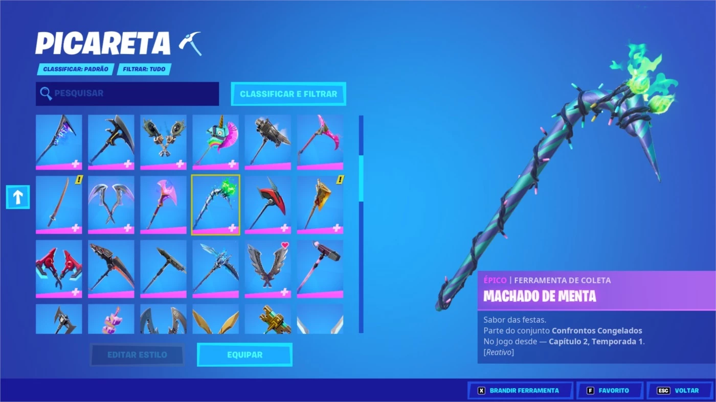 Conta Fortnite Com Picareta Minty - DFG