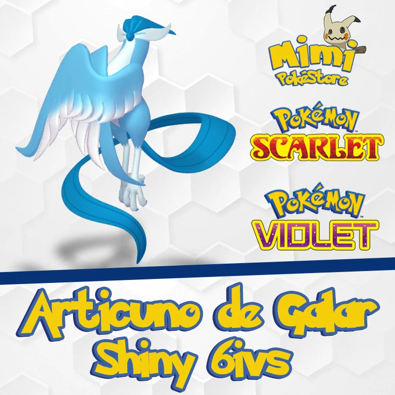 Galarian Articuno Shiny 6Ivs - Pokémon Scarlet Violet - Outros - DFG