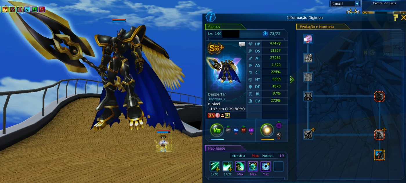 Conta Ladmo Digimon Master Online !! Zeed / Aoa / Bagra / X7 - Digimon  Masters Online - DFG