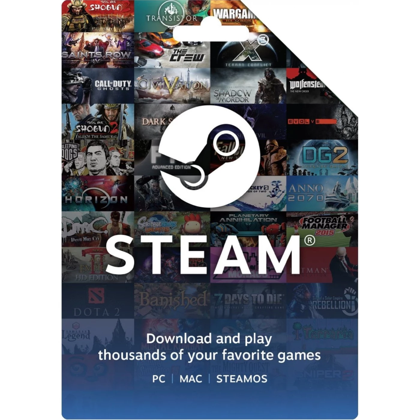 Cartão Steam 100 Reais Créditos Steam