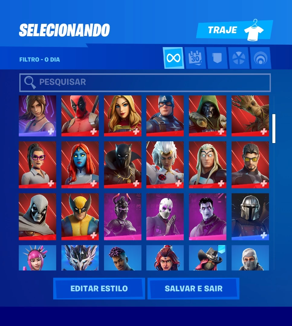 Conta De Fortnite S3 120+ Skins (Não Funciona Ps4 E Xbox) - DFG