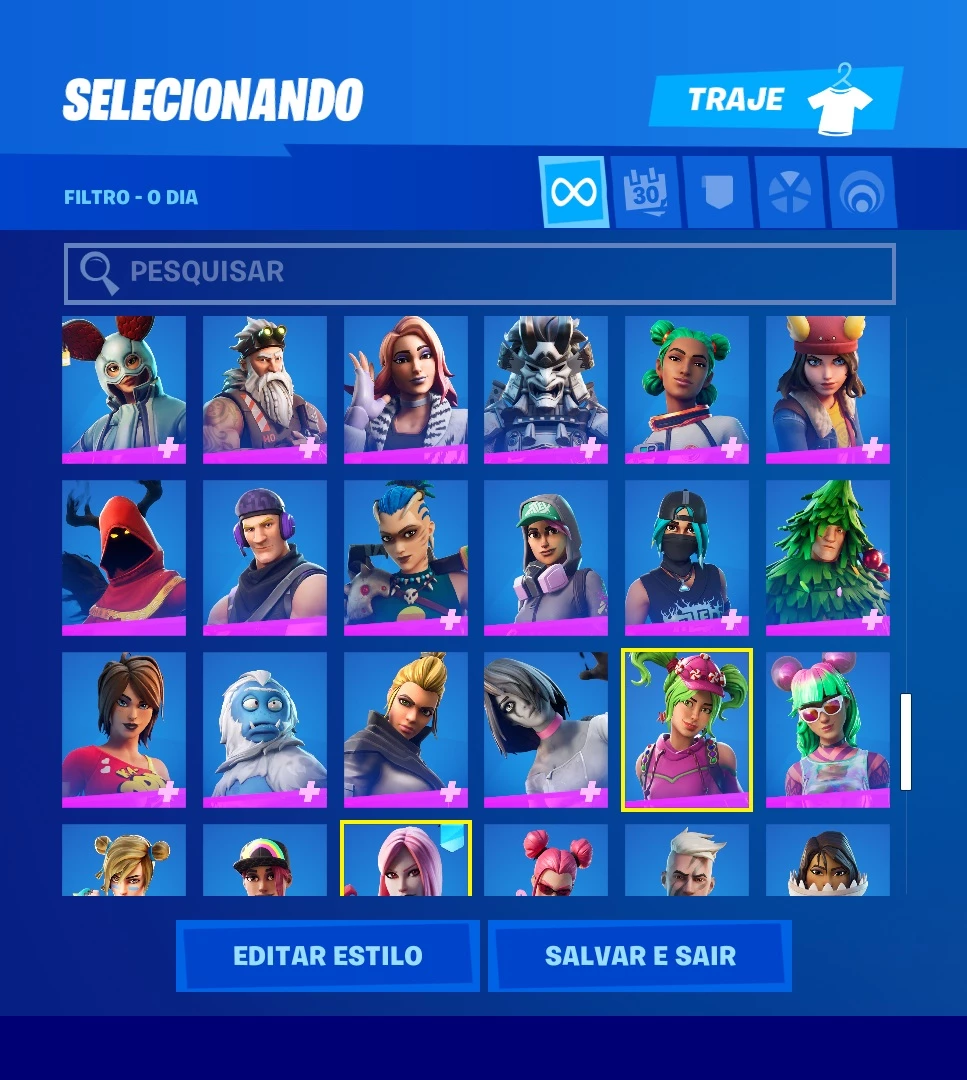 Conta De Fortnite S3 120+ Skins (Não Funciona Ps4 E Xbox) - DFG