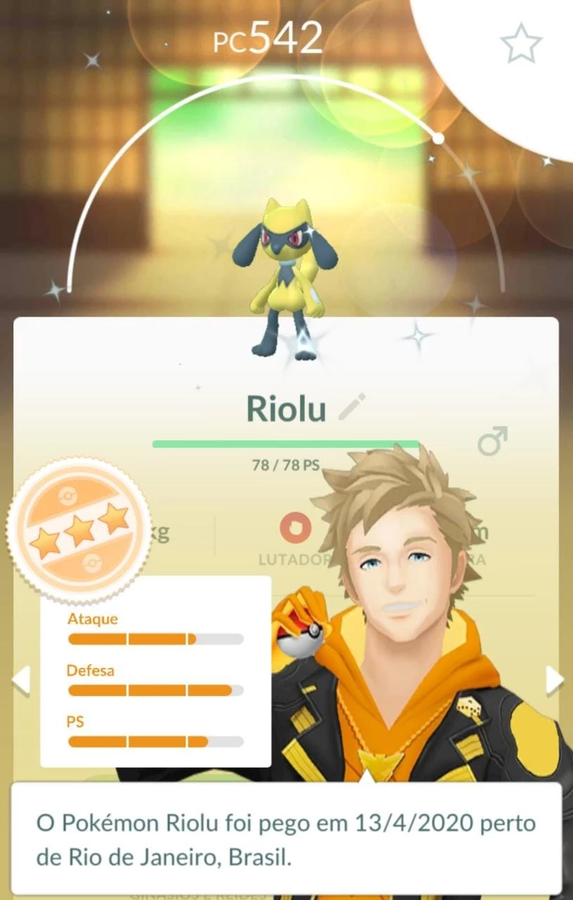 Riolu Shiny - Pokemon Go - DFG