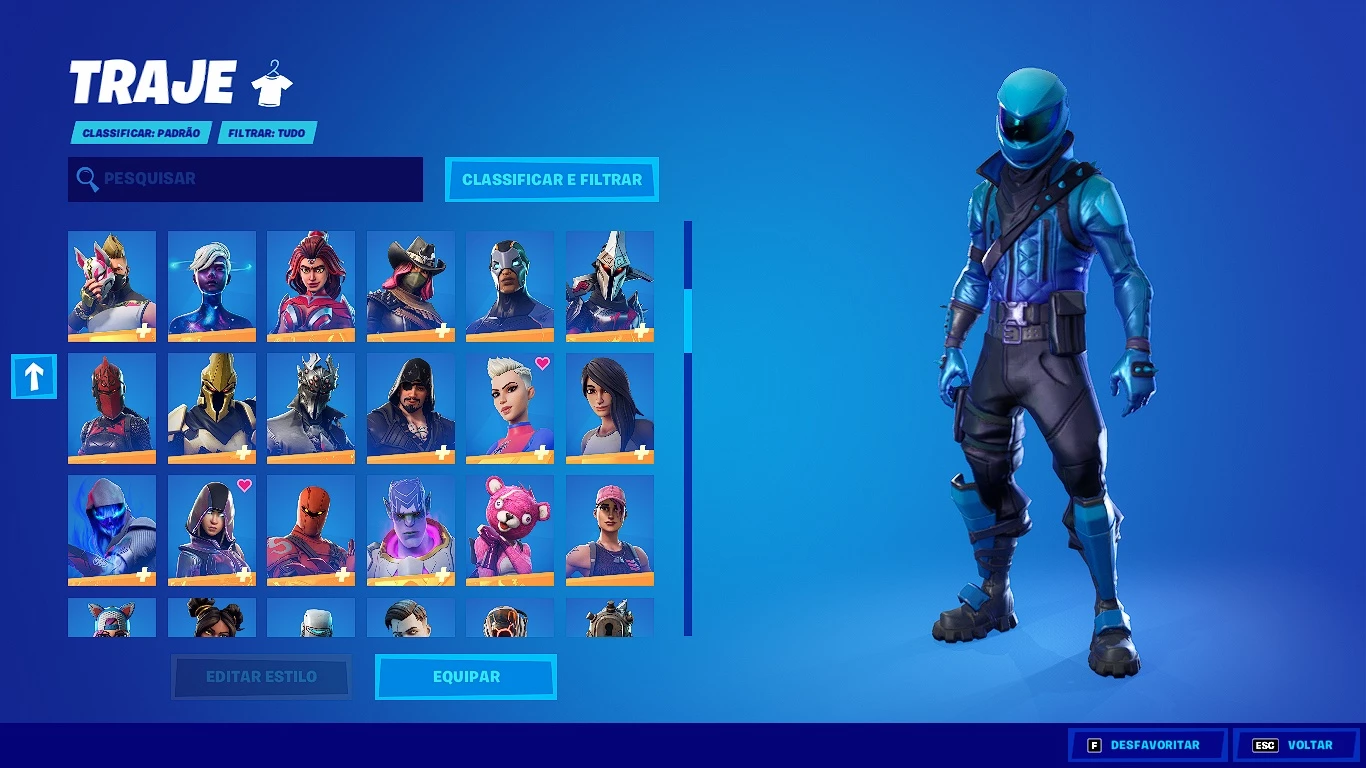 Conta Fortnite Fundador +300 Skins - DFG