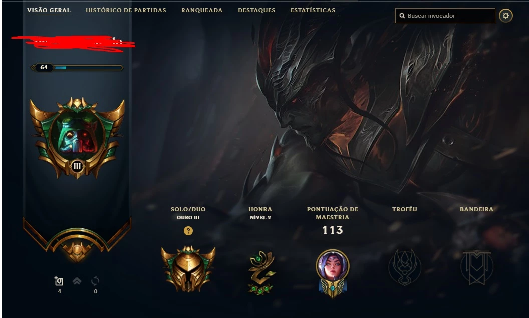 Vendo Conta Com Nick Muito Raro, (Ranqueada) - League Of Legends Lol - DFG