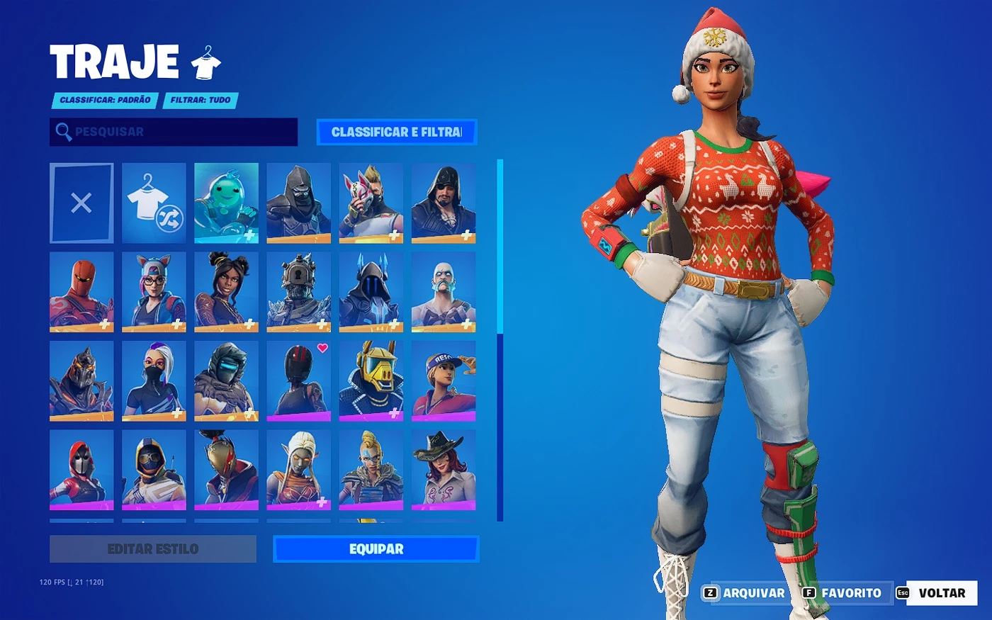 Fortnite > CONTA FORTNITE (FULL ACESSO) MUITAS SKINS CONTA EXTREMAMENTE RARA