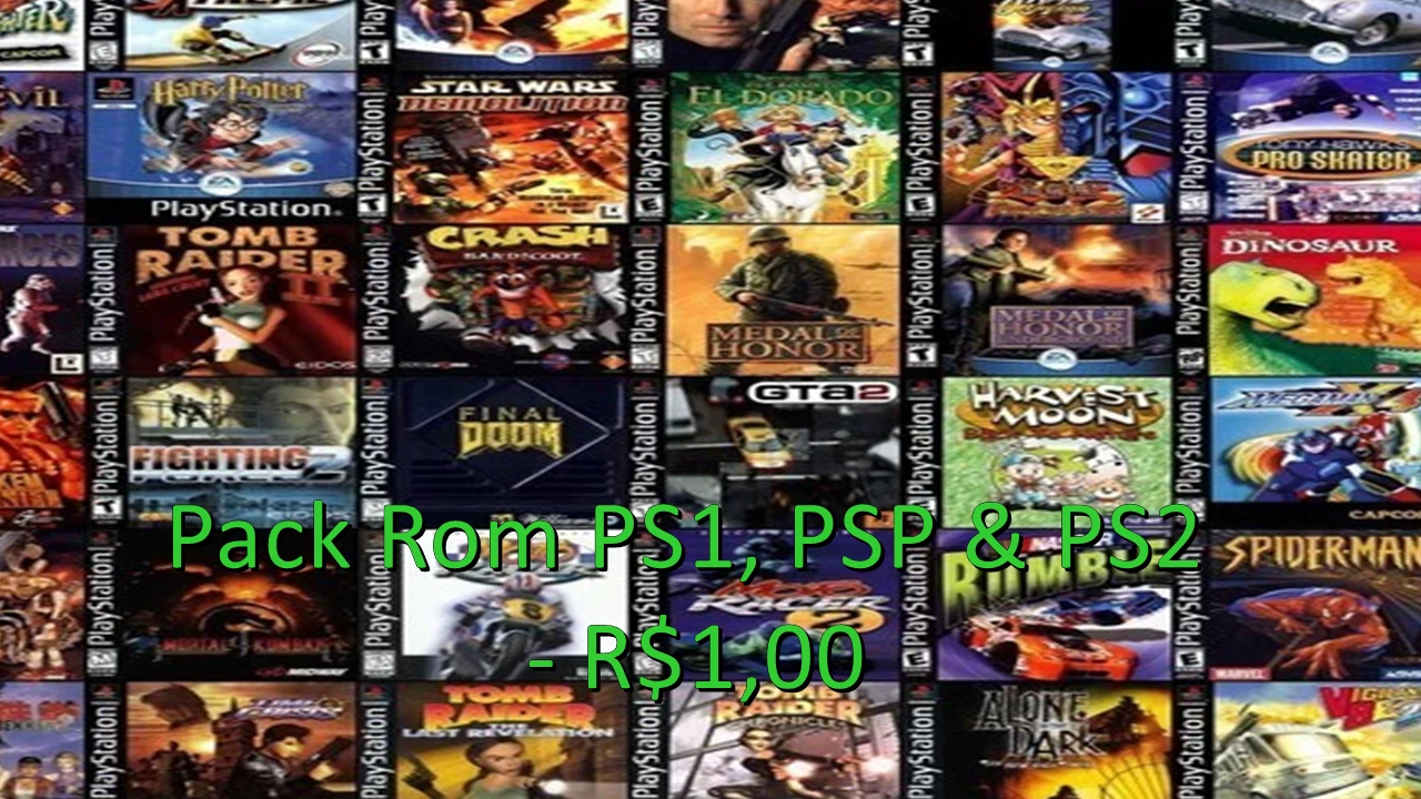 Pack Rom Ps1, Psp & Ps2 - R$1,00 - Others - DFG