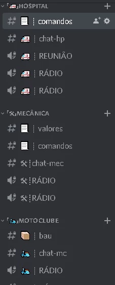 Servidor De Discord Para Fivem Com Cargos-Tags - Gta Rp - Outros - DFG