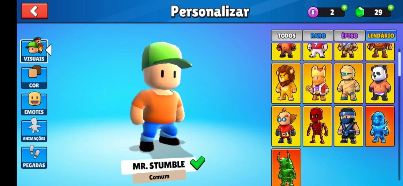 Stumble Guys > Conta de stumble guys antiga não jogo mais