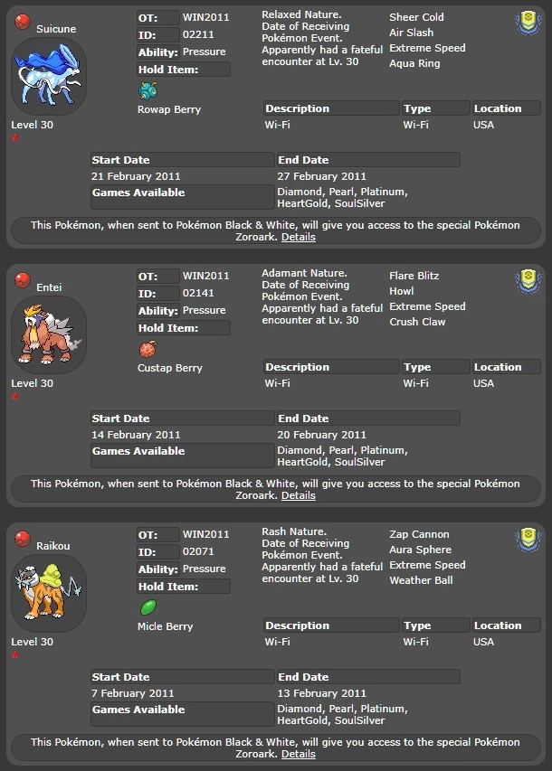 Poké-Agenda: Geração 4 – Pokémon Mythology