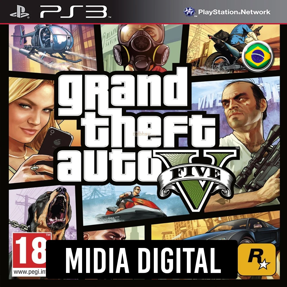 GTA V  PS3 - Jogo Digital